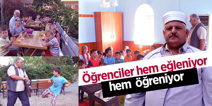 Öğrenciler hem eğleniyor, hem öğreniyor