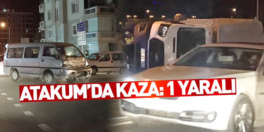 Atakum'da kaza: 1 yaralı