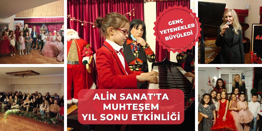 Genç yetenekler büyüledi! Alin Sanat’ta muhteşem etkinlik