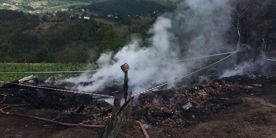 Ordu'da yangın faciası:  Aynı aileden 3 kişi öldü