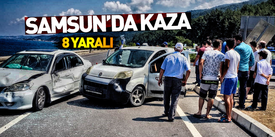 Yakakent'te trafik kazası: 8 yaralı