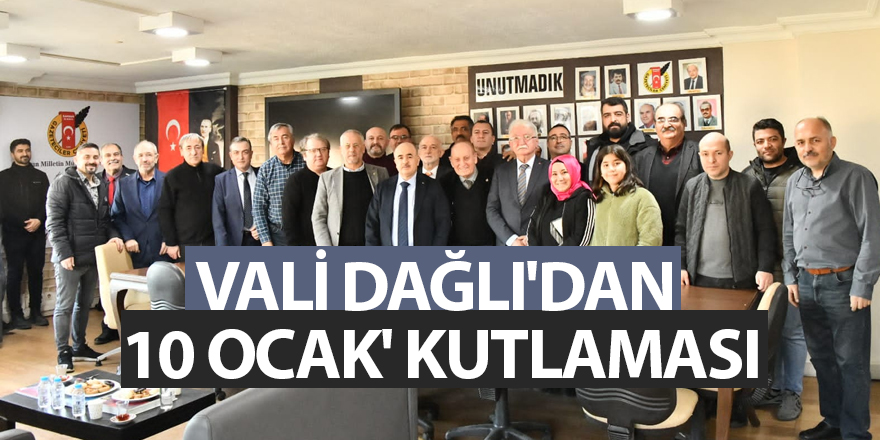 VALİ DAĞLI'DAN '10 OCAK' KUTLAMASI - samsun haber