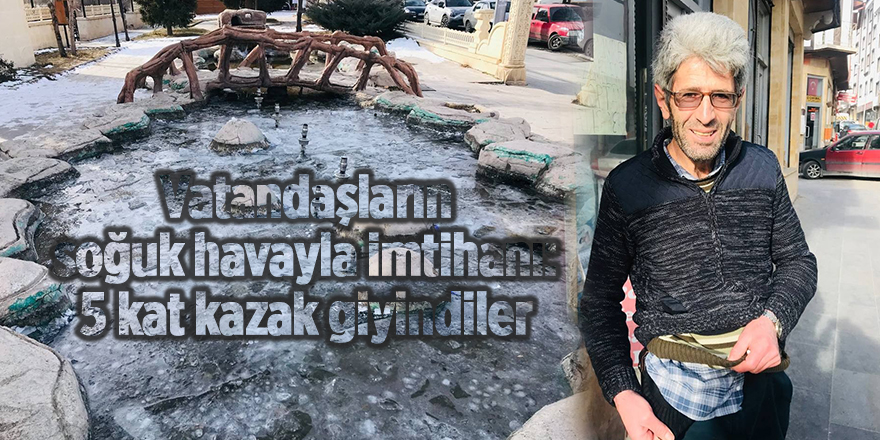 Vatandaşların soğuk havayla imtihanı: 5 kat kazak giyindiler