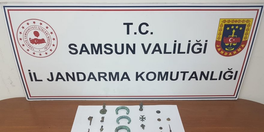 Samsun'da tarihi eser operasyonu! 2 gözaltı - samsun haber