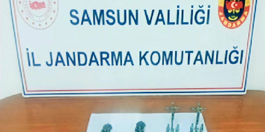 Samsun'da tarihi eser satarken yakalandı  - samsun haber