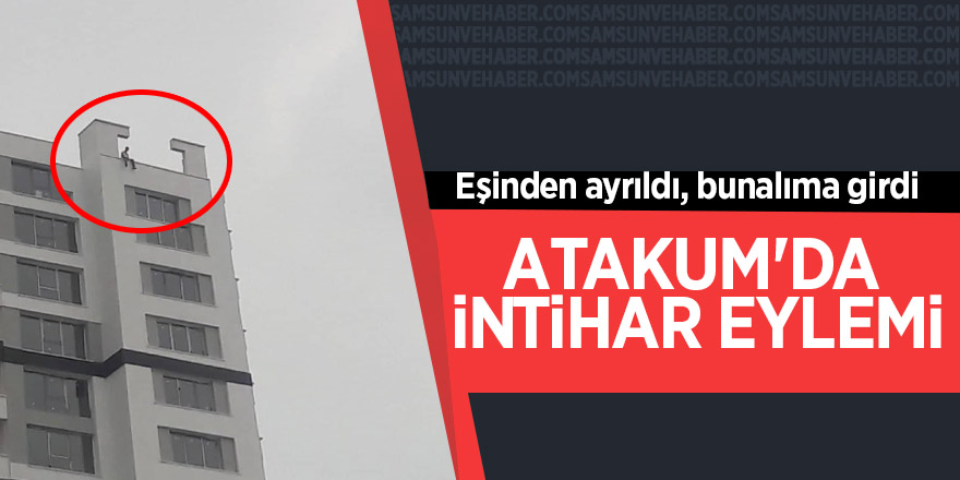 Eşinden ayrılan genç kendini öldürmek istedi