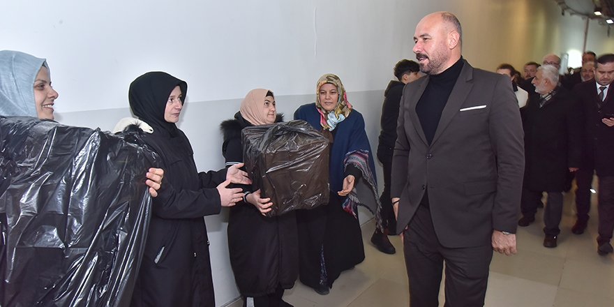 Tekkeköy’de örnek çalışma! Yardımlar koordinasyon içinde ulaştırılıyor