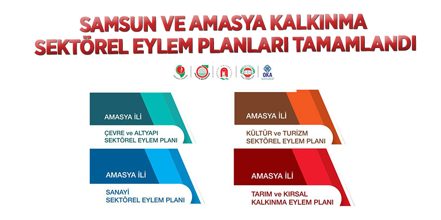 Samsun ve Amasya Kalkınma Sektörel Eylem Planları tamamlandı.