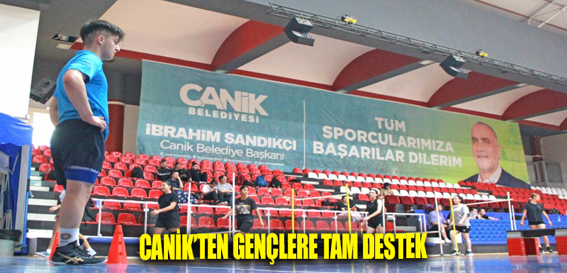 Canik'ten Gençlere Tam Destek