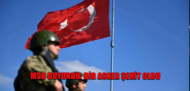 MSB duyurdu: Bir asker şehit oldu