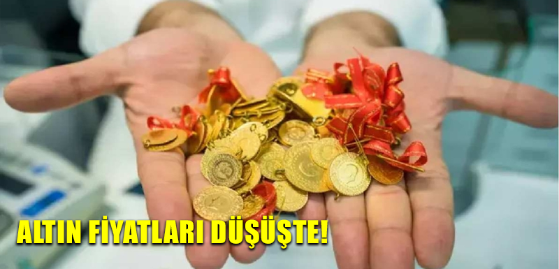 Altın fiyatları düşüşte!