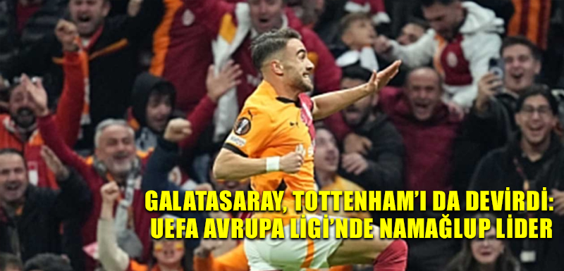 Galatasaray, Tottenham’ı da devirdi: UEFA Avrupa Ligi’nde namağlup lider