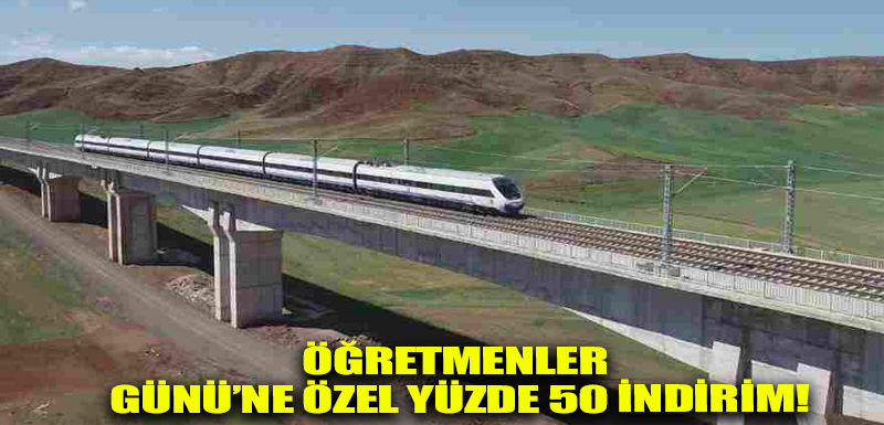 Öğretmenler Günü’ne özel yüzde 50 indirim!