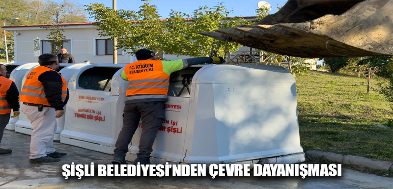 Şişli Belediyesi’nden çevre dayanışması