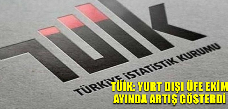 TÜİK: Yurt Dışı ÜFE ekim ayında artış gösterdi