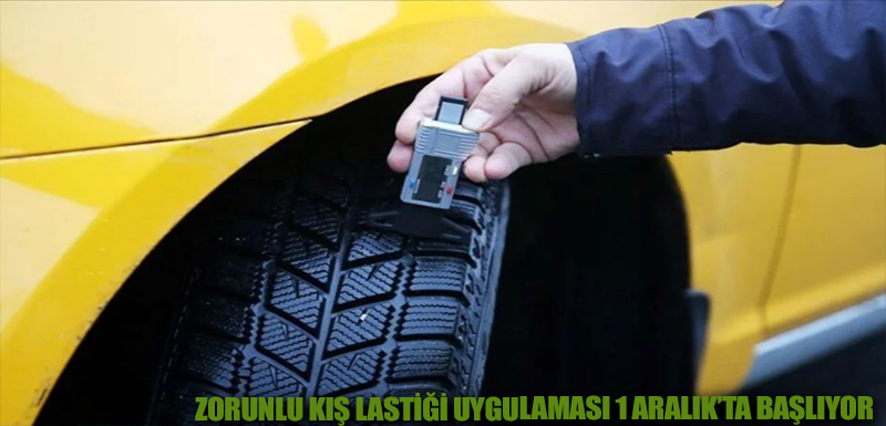 Zorunlu kış lastiği uygulaması 1 Aralık’ta başlıyor