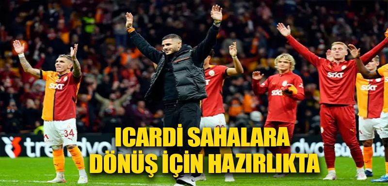 Icardi sahalara dönüş için hazırlıkta