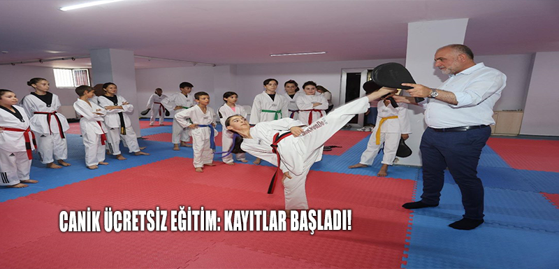 Canik ;te Ücretsiz Eğitim: Kayıtlar Başladı!