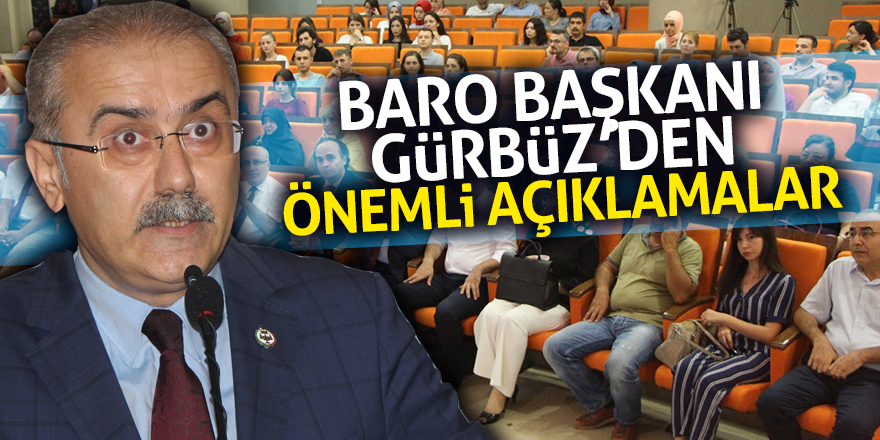 Gürbüz: “Yapan ve yaptırana değil, yapılana bakmalıyız” 