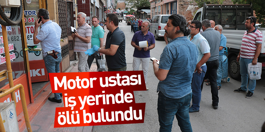 Samsun'da İranlı motor ustası iş yerinde ölü bulundu