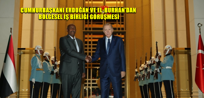 Cumhurbaşkanı Erdoğan ve el-Burhan’dan bölgesel iş birliği görüşmesi