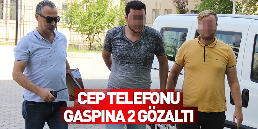 Samsun'da cep telefonu gaspına 2 gözaltı