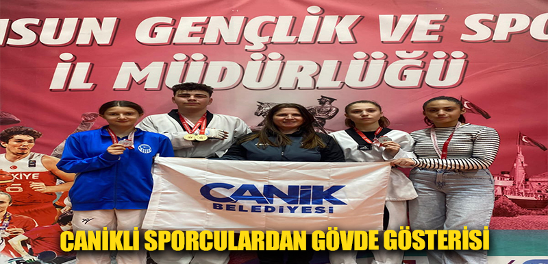 Canikli Sporculardan Gövde Gösterisi