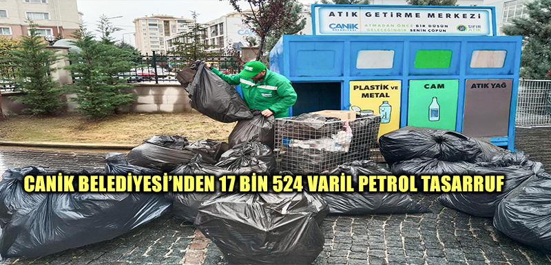 Canik Belediye'sinden 17 Bin 524 Varil Petrol Tasarruf