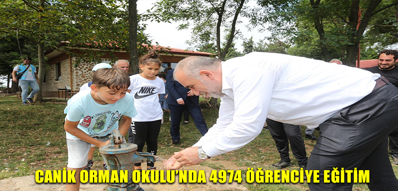 Canik Orman Okulu'nda 4974 Öğrenciye Eğitim