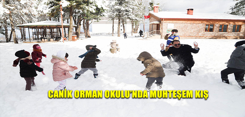 Canik Orman Okulu'nda Muhteşem Kış