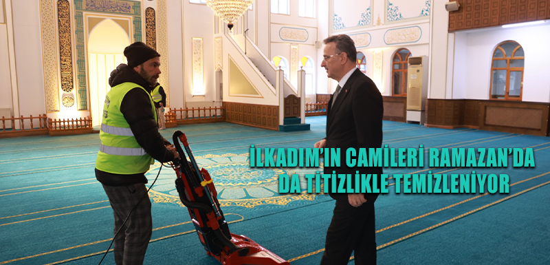 İlkadım’ın Camileri Ramazan’da da Titizlikle Temizleniyor