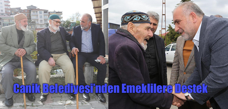 Canik Belediyesi'nden Emeklilere Destek