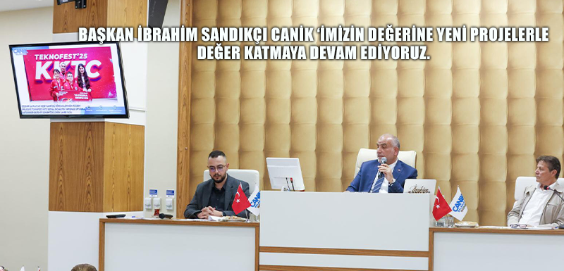 Başkan İbrahim Sandıkçı: ;Canik'imizin değerine yeni projelerle değer katmaya devam ediyoruz