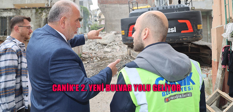Canik'e 2. Yeni Bulvar Yolu Geliyor