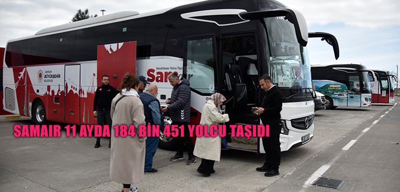 SAMAIR 11 AYDA 184 BİN 451 YOLCU TAŞIDI