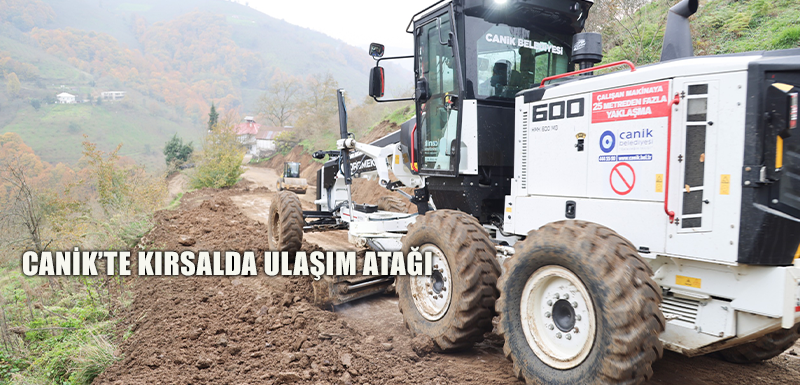 Canik'te Kırsalda Ulaşım Atağı