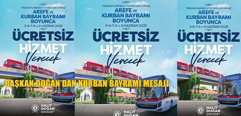 BAŞKAN DOĞAN’DAN KURBAN BAYRAMI MESAJI