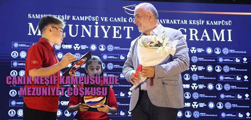 Canik Keşif Kampüsü'nde Mezuniyet Coşkusu