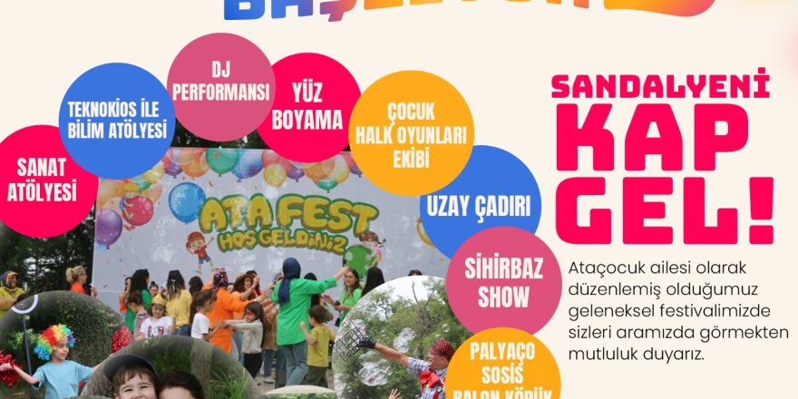 Atakum Belediyesinden çocuklara özel  festival