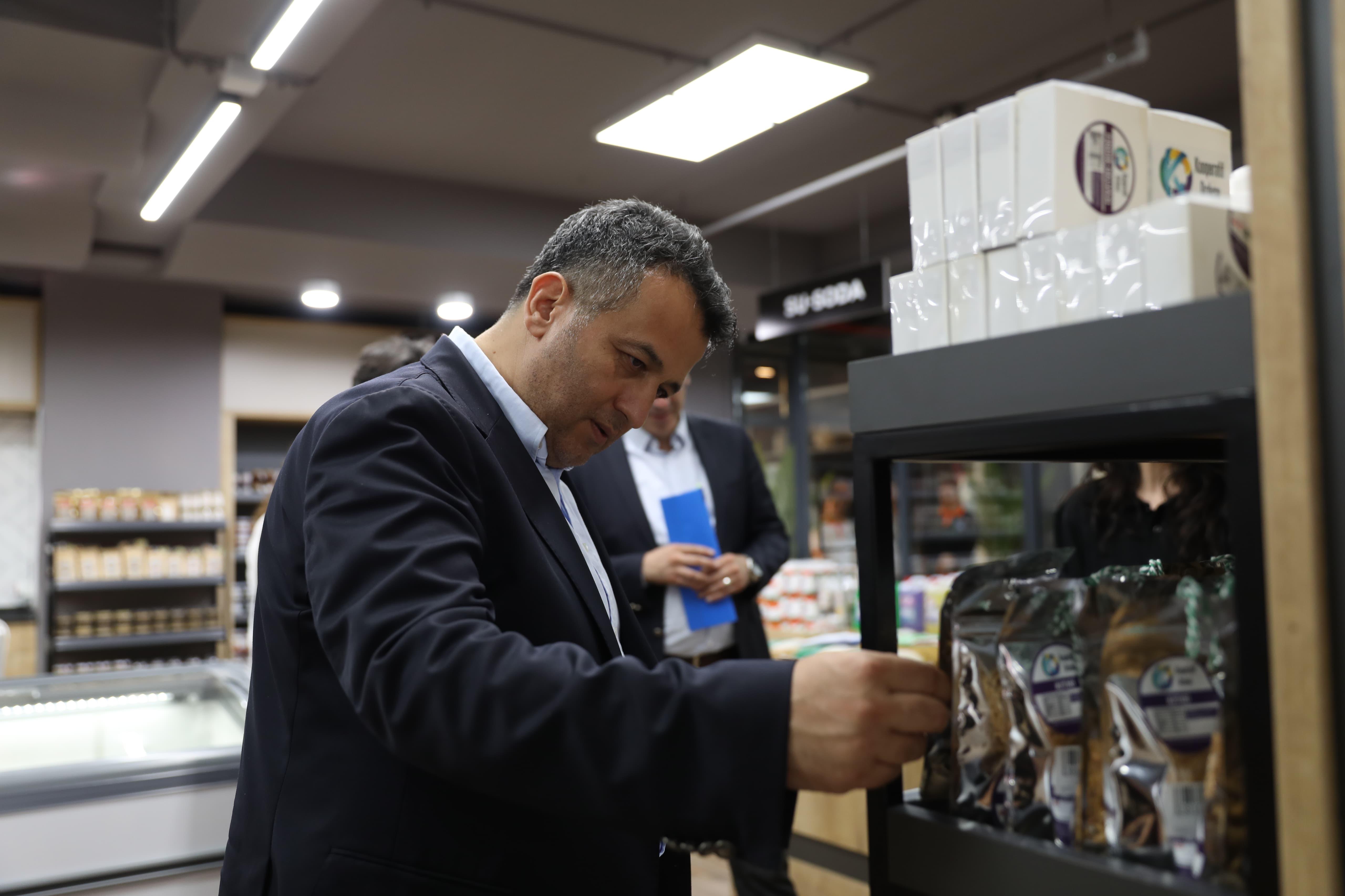 BAŞKAN DOĞAN, ÇARŞAMBA GÜNÜ AÇILACAK SAMSUN MARKETİ YERİNDE  İNCELEDİ