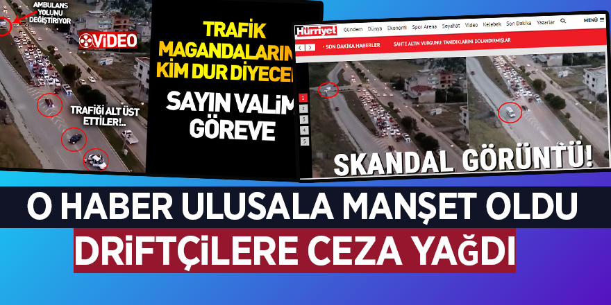 O haber ulusala manşet oldu