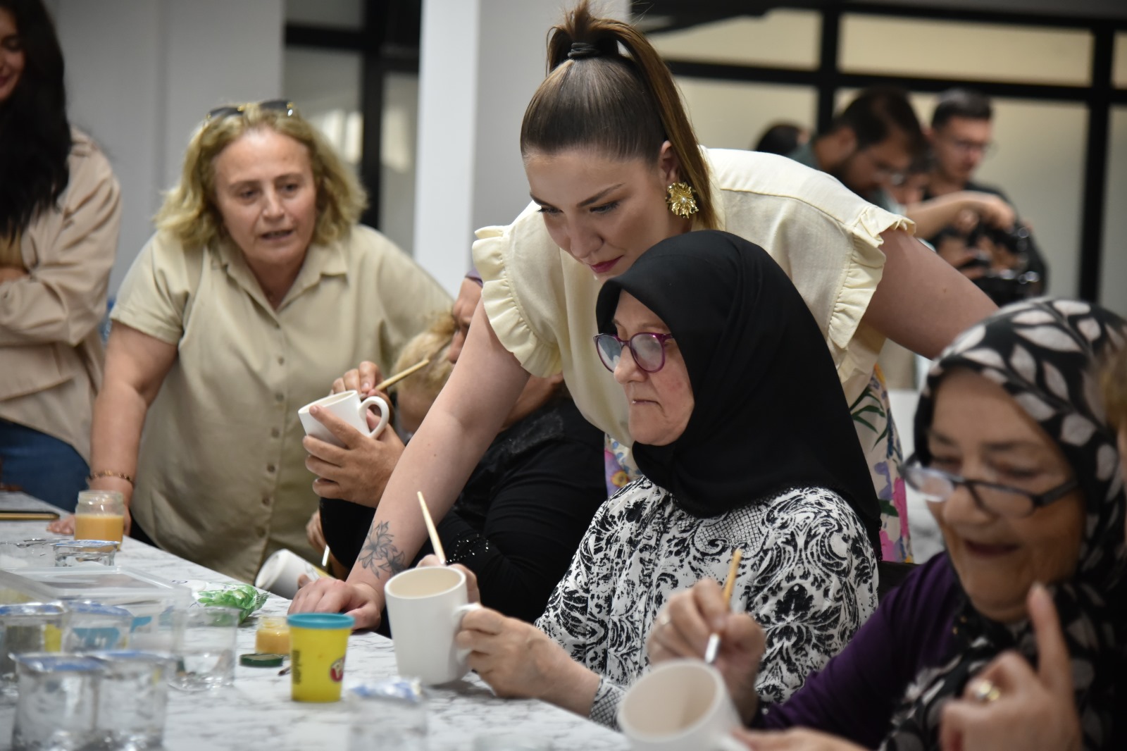 Atakum Belediyesi ekiplerinden anlamlı ziyaret.