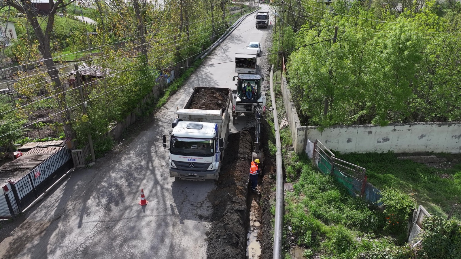 10 AYDA 712 BİN METRE İÇME SUYU HATTI DÖŞENDİ, HEDEF YIL SONUNA KADAR 1000 KİLOMETRE