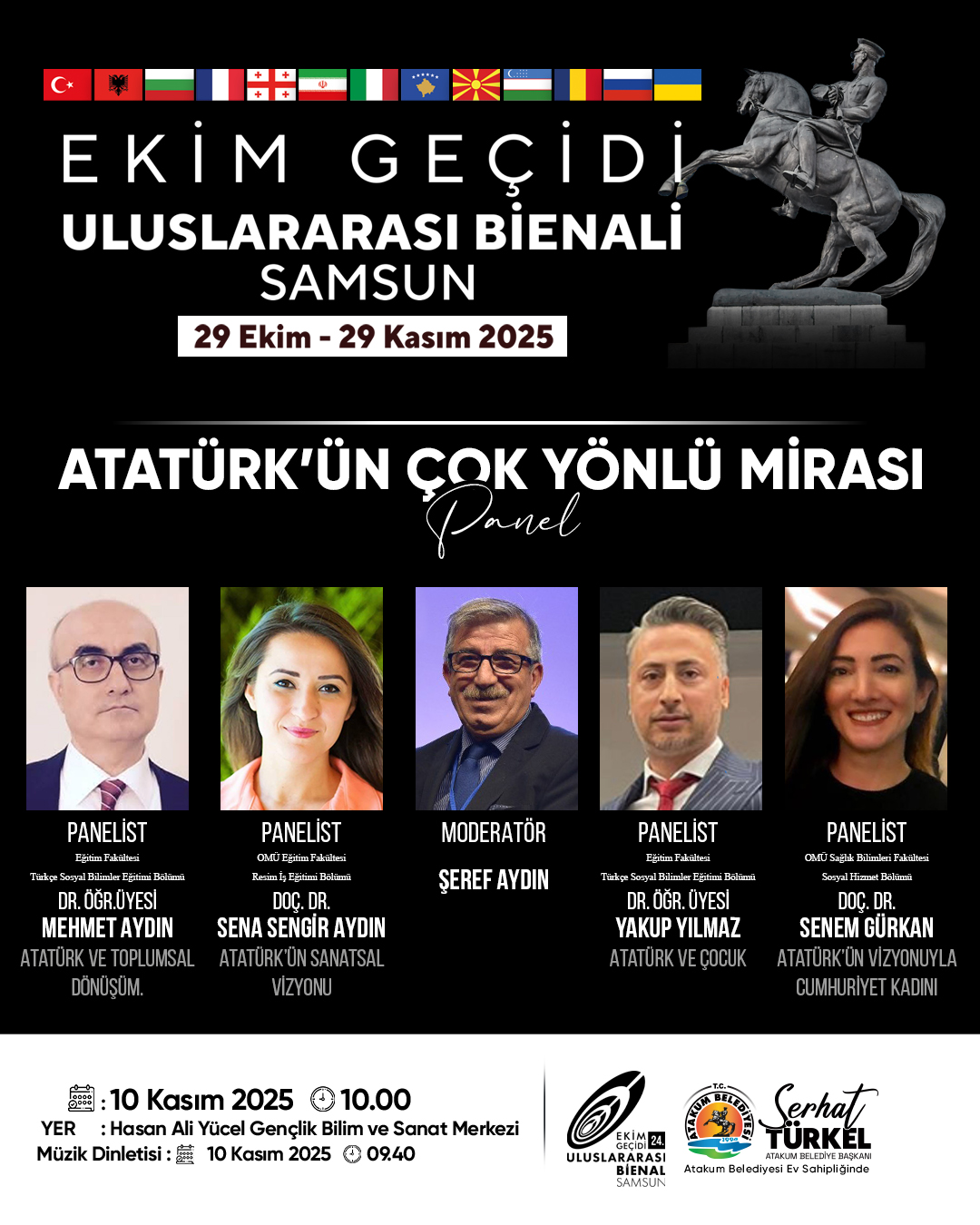 Atakum Belediyesinden özel 10 Kasım programı