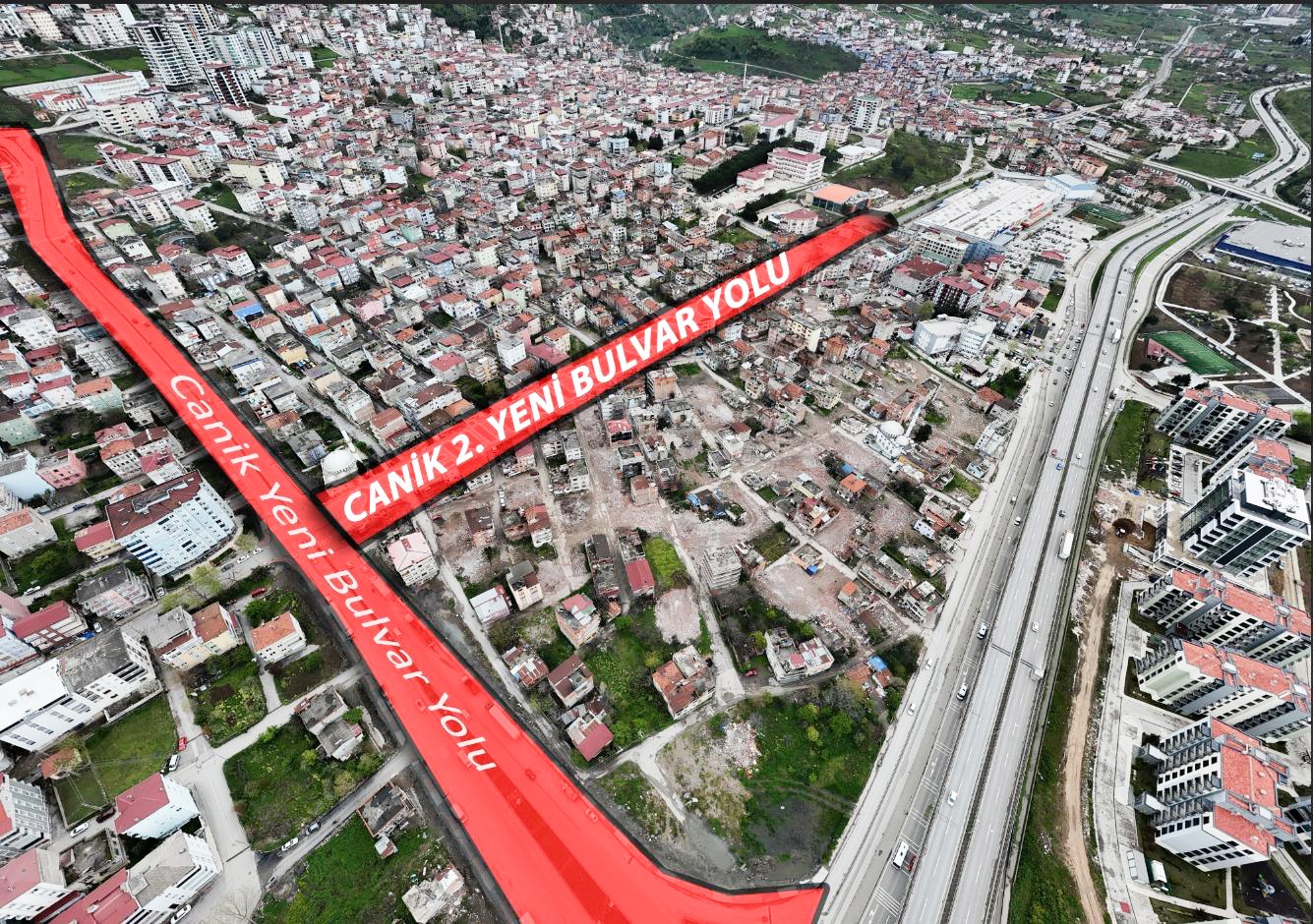 Başkan Sandıkçı: "Canik 2. Yeni Bulvar Yolu'nu ilçemize kazandırıyoruz"