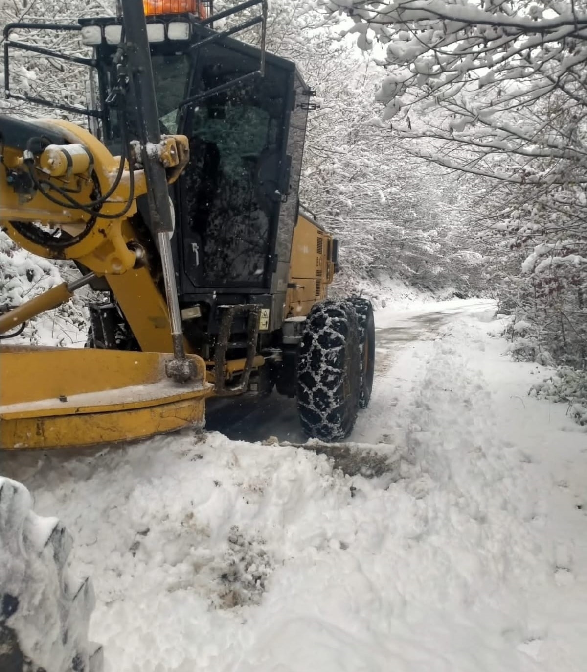 İlkadım’da Karla Etkin Mücadele