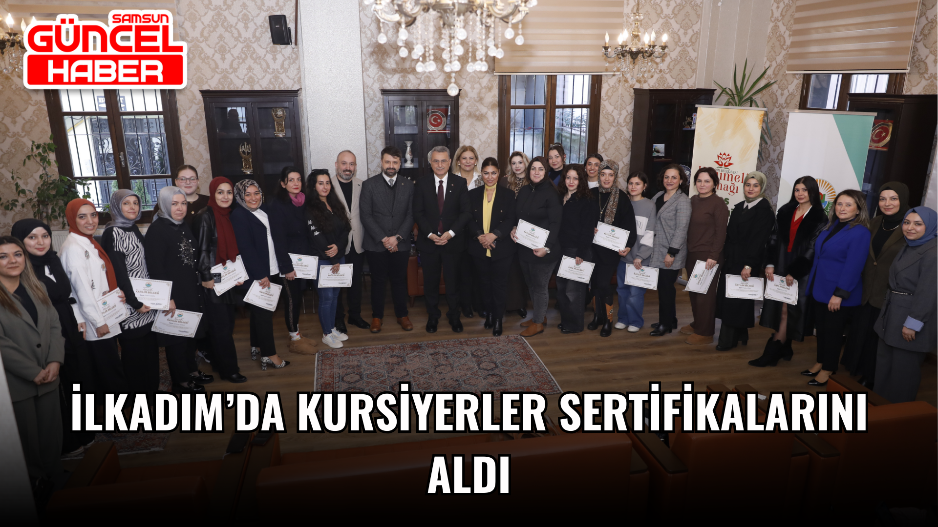 İlkadım’da kursiyerler sertifikalarını aldı
