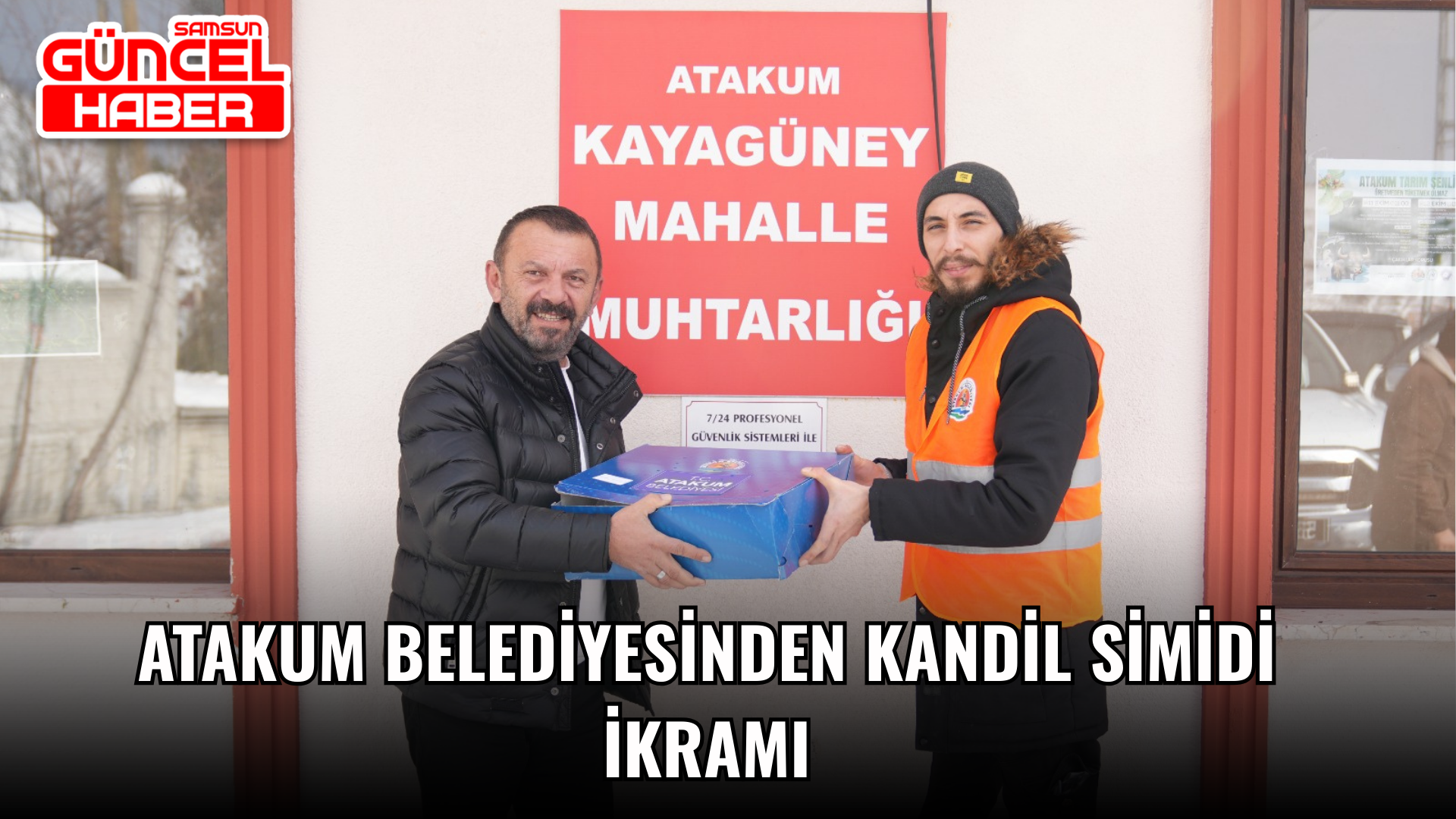 Atakum Belediyesinden kandil simidi ikramı