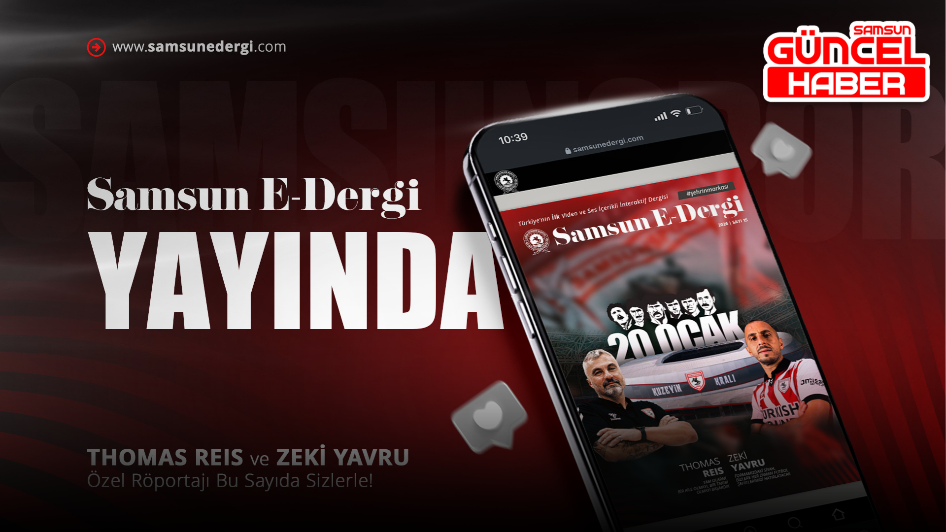 SAMSUN E-DERGİ’NİN 15. SAYISI YAYINLANDI