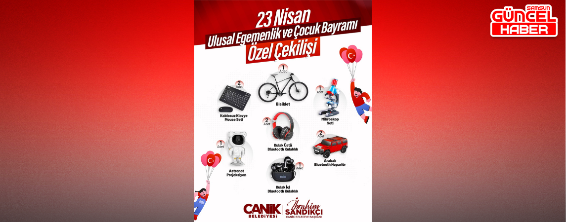 Canik Belediyesi'nden Hediye Yağmuru